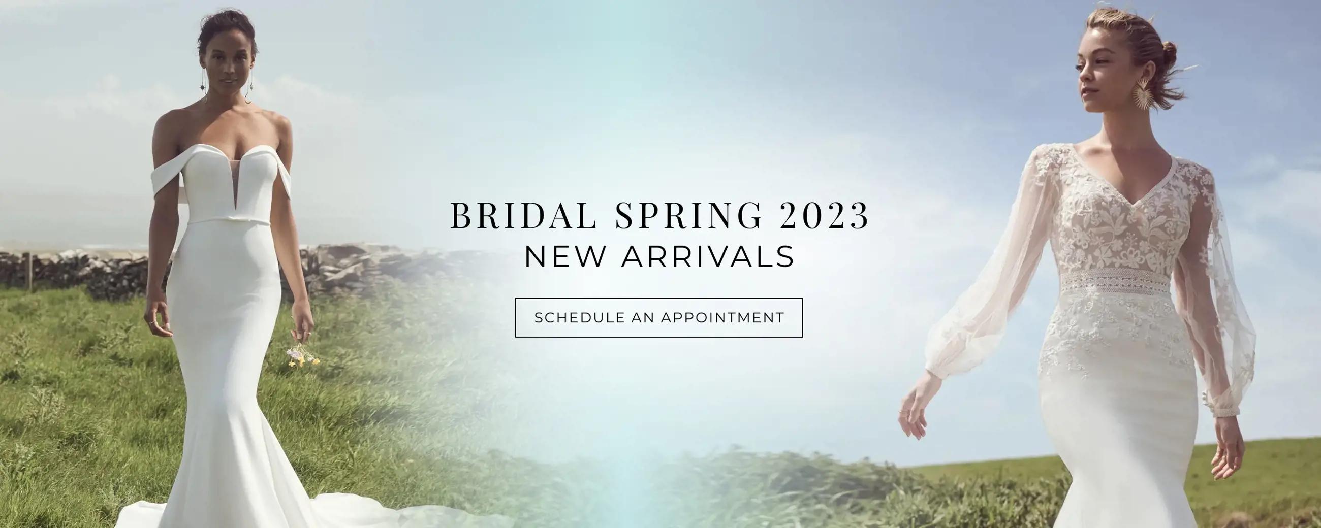 "Bridal Spring 2023" banner for desktop