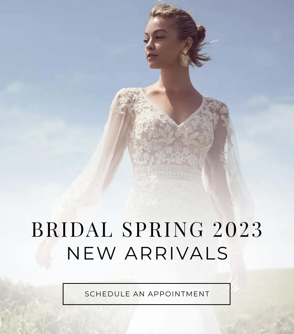 "Bridal Spring 2023" banner for mobile
