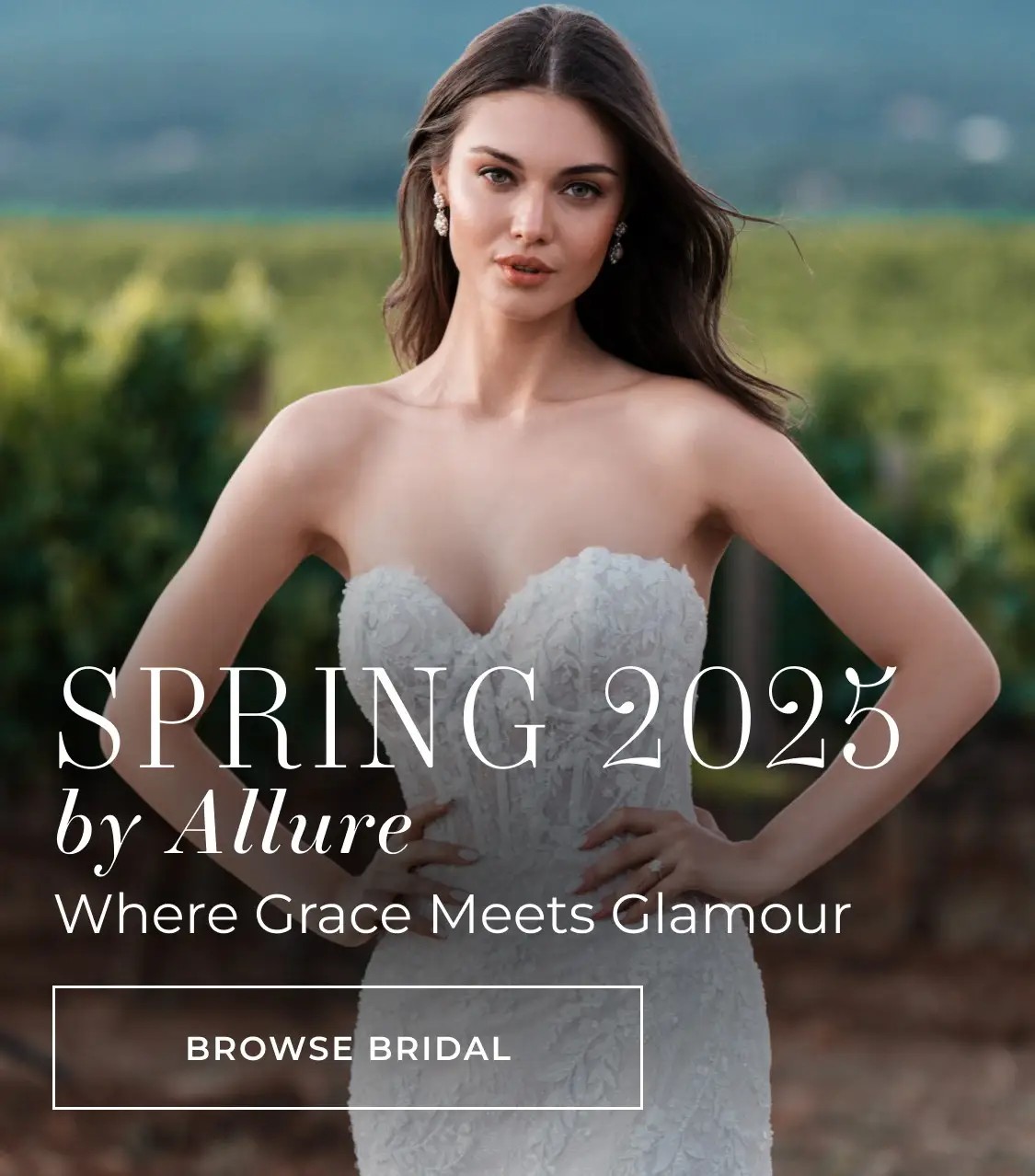 Allure Bridal Spring 2025 Banner Mobile