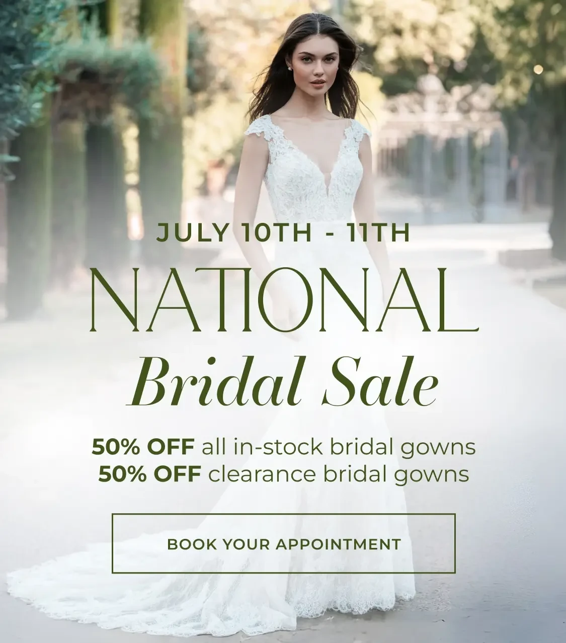 National Bridal Sale Mobile Banner